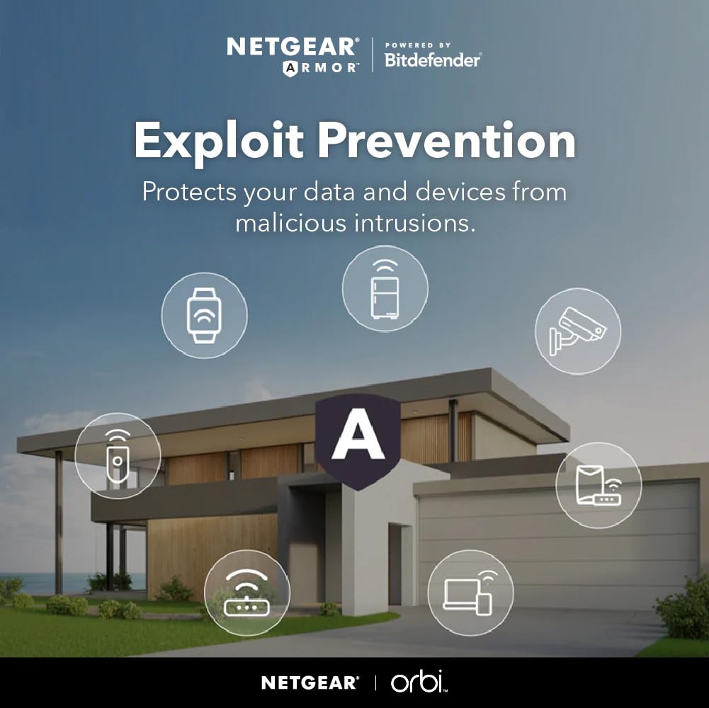 NETGEAR Orbi (RBK862SB) Tri-Band WiFi 6 Mesh System Router with 1 Satellite Extender, Coverage up to 5,400 sq. ft, 100 Devices, 10 Gig Internet Port, NETGEAR Orbi (RBK862SB) Tri-Band WiFi 6 Mesh System Router with 1 Satellite Extender, Coverage up to 5,400 sq. ft, 100 Devices, 10 Gig Internet Port,